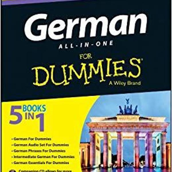 livro german all-in-one for dummies (5 books in 1)