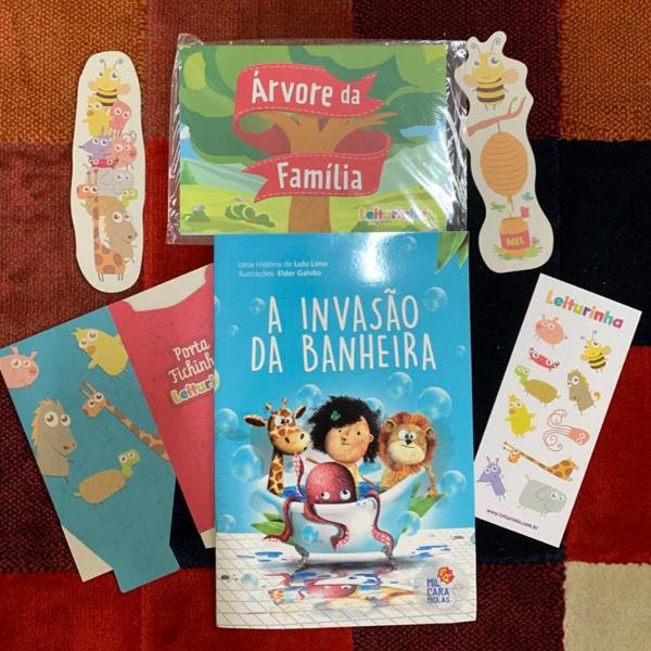 livro infantil a invasão da banheira