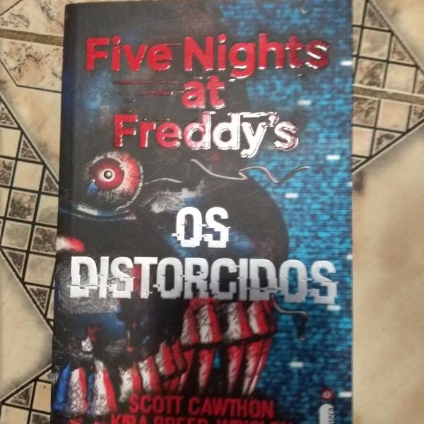 livro os distorcidos série five nights at freddys