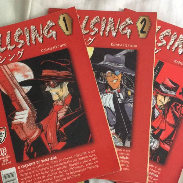 manga hellsing volumes 1 ao 3