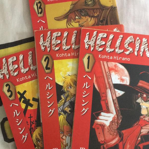 manga hellsing volumes 1 ao 3 e 13