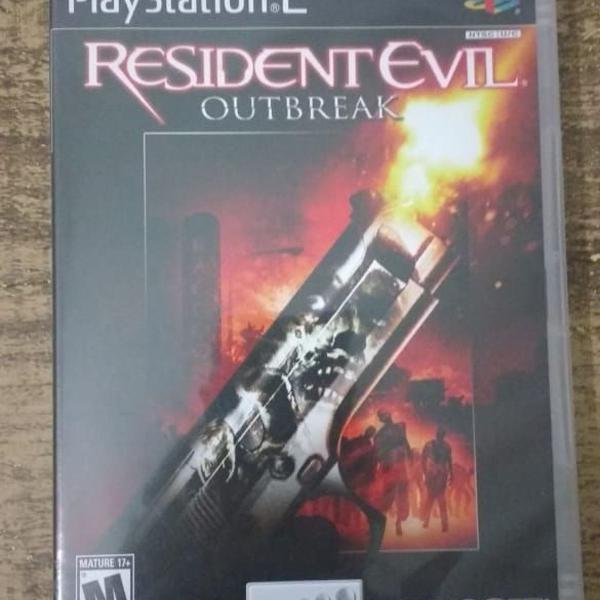 resident evil outbreak original para ps2 - usado