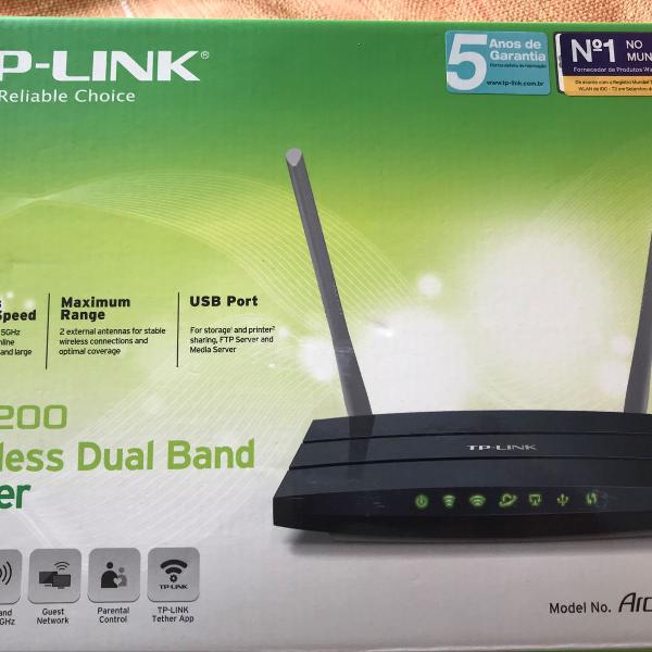 roteador tp-link ac 1200 mbps dual band
