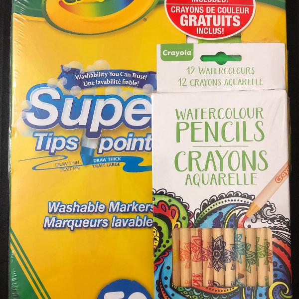 super kit crayola 50 + 12