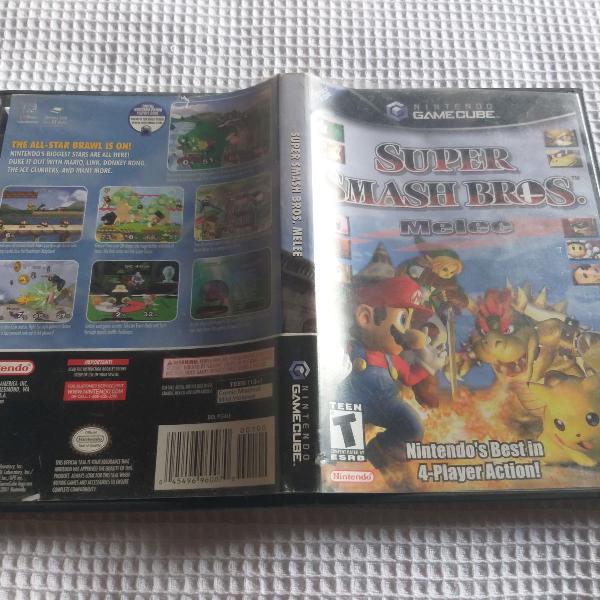 super smash bros melee original para nintendo game cube/wii