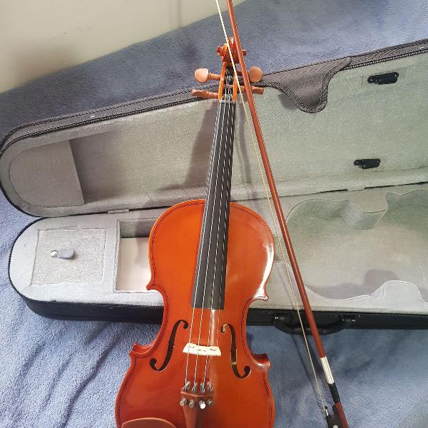 violino hofma 4/4 com capa