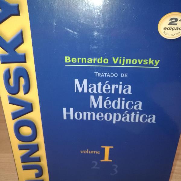 vjinovsky- materia medica homeopatica- 3 volumes