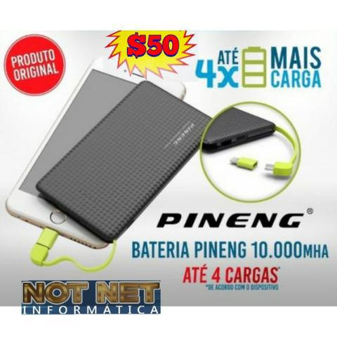 50 Carregador Portátil Power Bank 10.000mah Universal