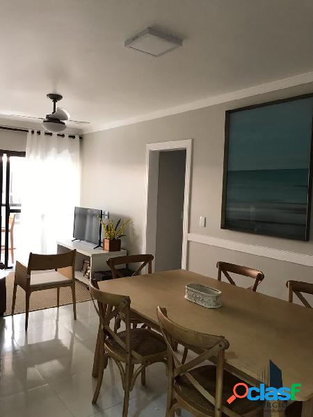 APARTAMENTO MOBILIADO PRAIA GRANDE ÁREA NOBRE UMA QUADRA DA