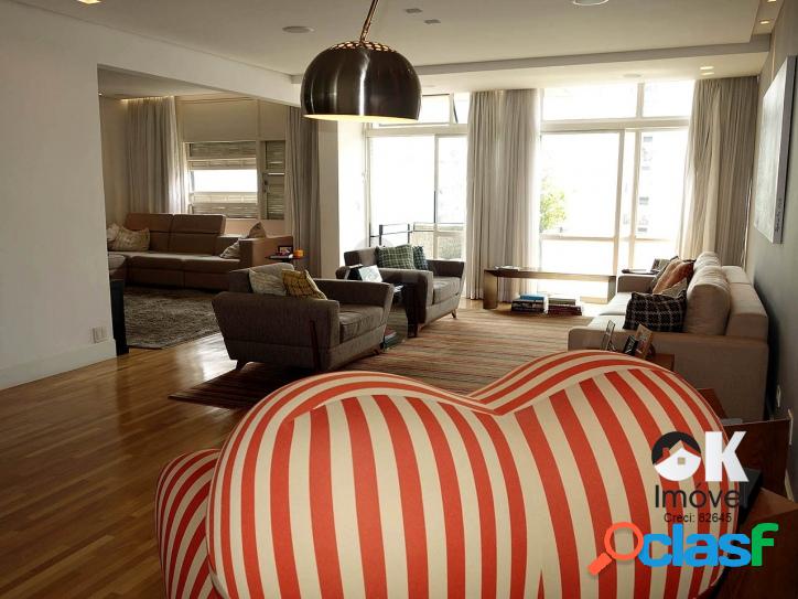 Alameda Lorena: 195m², 3 quartos e 2 vagas – Jardins