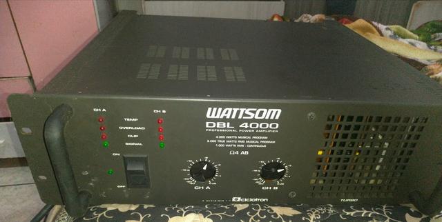 Amplificador Wattson DBL 4000 Novo