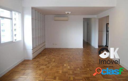 Apartamento: 120m², 3 quartos e 1 vaga – Jardim Paulista
