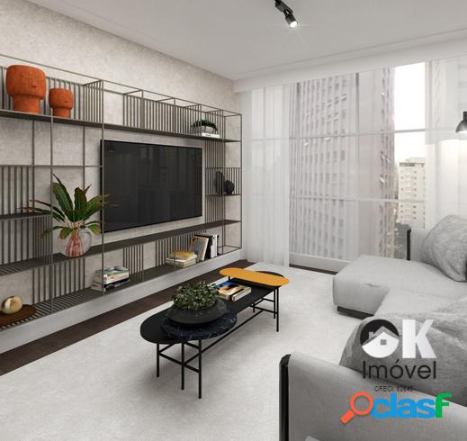 Apartamento: 131m², 2 quartos e 1 vaga – Jardim Paulista