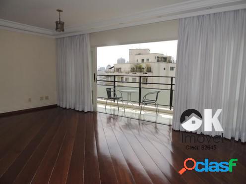 Apartamento: 182m², 3 quartos e 2 vagas – Higienópolis