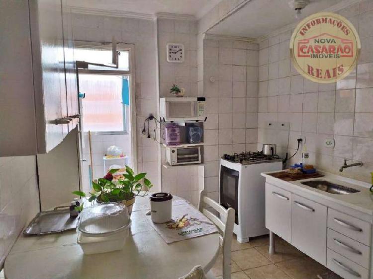 Apartamento dois amplos dormitórios em Boqueirão - Praia