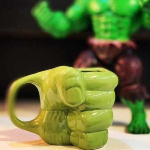 Caneca 3D Hulk super heróis