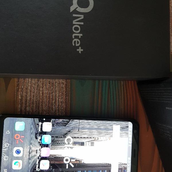 Celular LG QNote+ na caixa