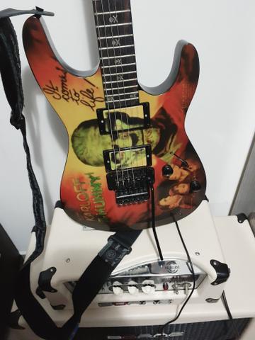 Guitarra Esp mummy boris karlof signature kirk hammet