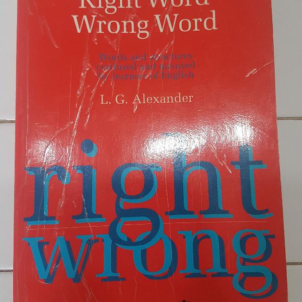 Livro Right Word Wrong Word