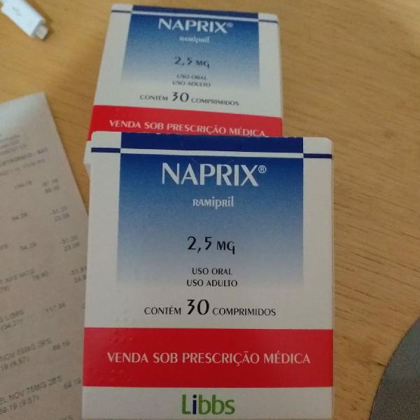 NAPRIX 2,5 MG medicamento para pressão