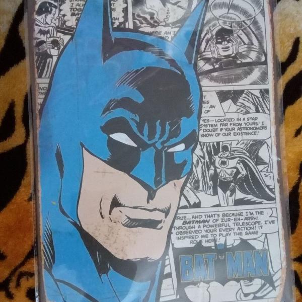 Placa decorativa Batman