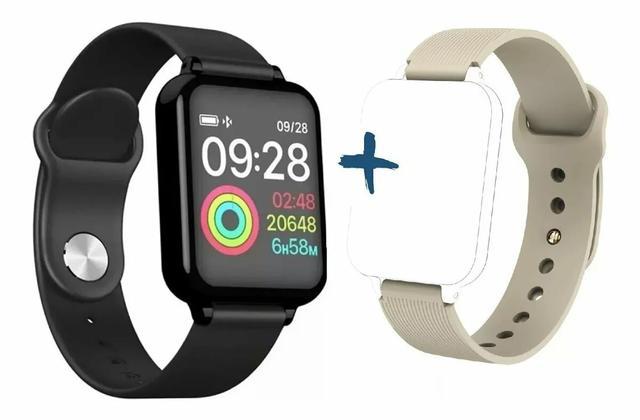 Relógio B57 smartwatch Hero Band 3 + Pulseiras extra