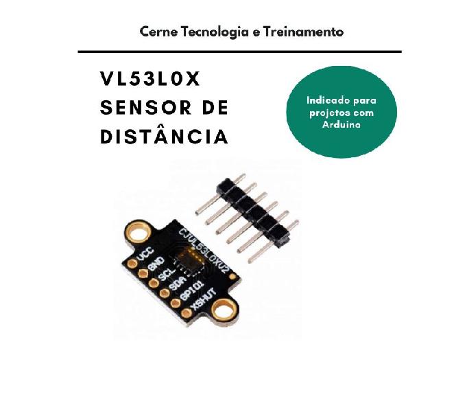 Sensor de Distância Laser VL53L0X para Arduino