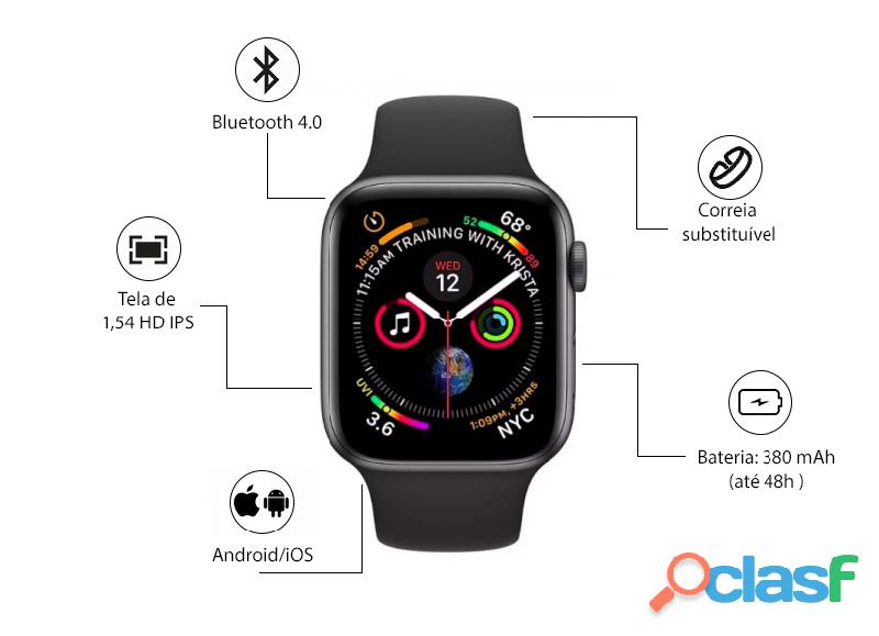 Smartwatch para Andorid e iOS Fusion Watch