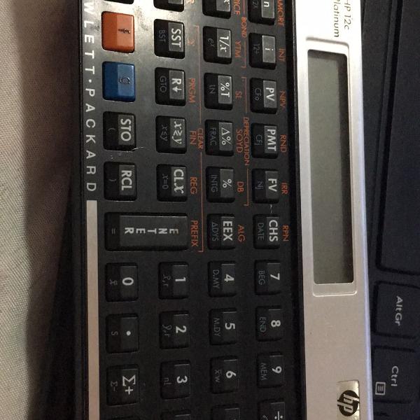 calculadora ho 12c platinum
