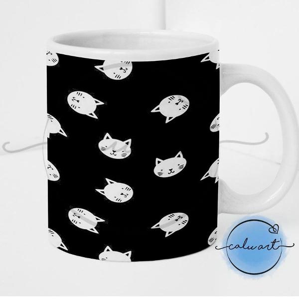 caneca personalizada gatinhos gatos