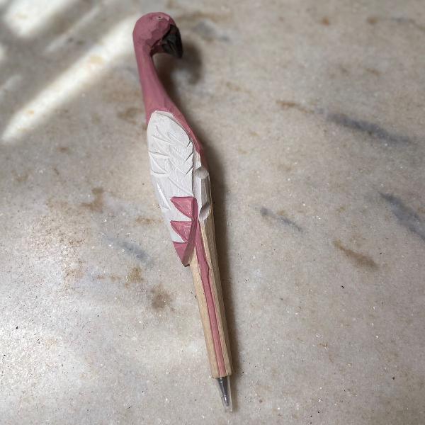 caneta flamingo