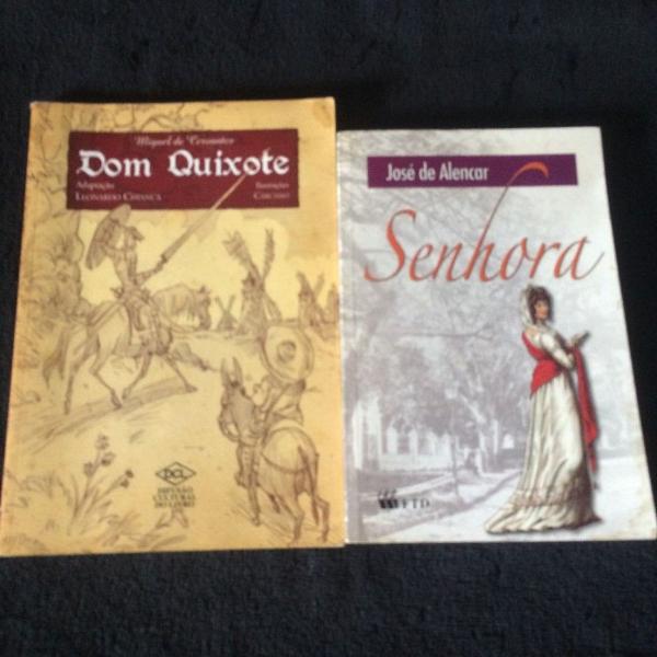 combo dom quixote e senhora - josé de alencar