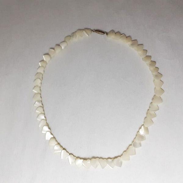 gargantilha chocker madrepérola