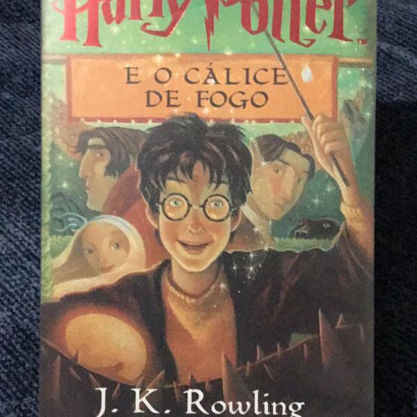 livro - harry porter e o cálice de fogo