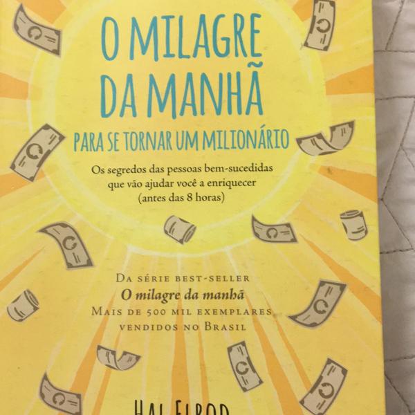 livro o milagre da manhã para se tornar um milionário