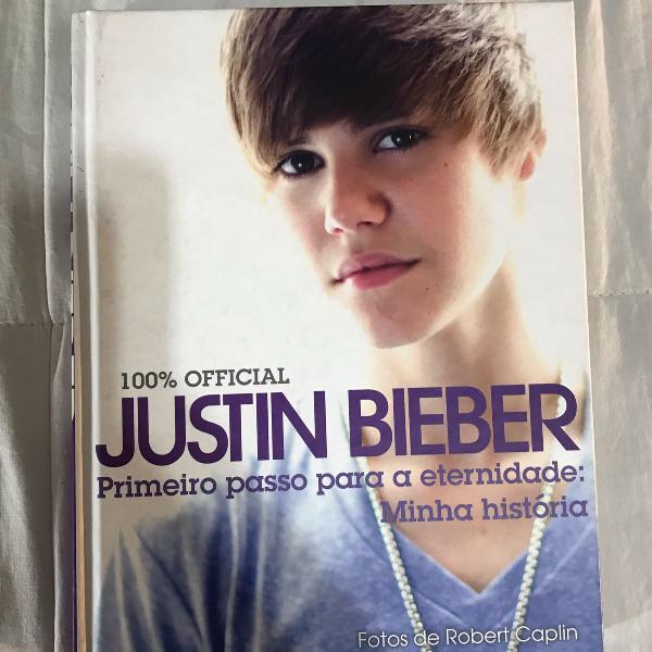 livro oficial - justin bieber