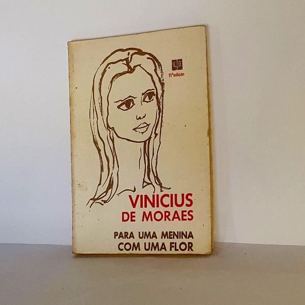 livro vinicius de moraes para uma menina com uma flor