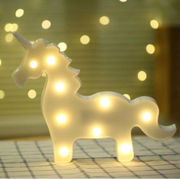 luminaria unicornio