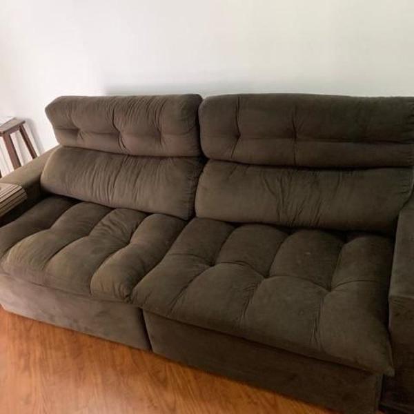 sofá retrátil e reclinável