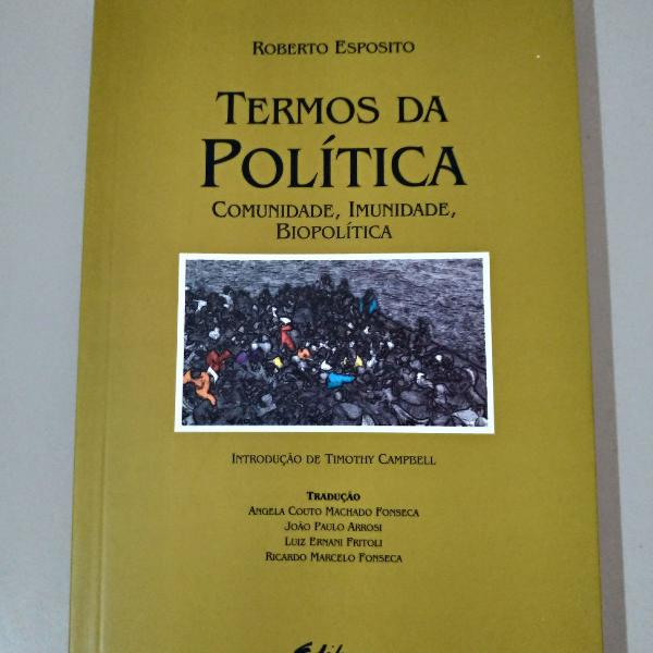 termos da política: comunidade, imunidade, biopolítica