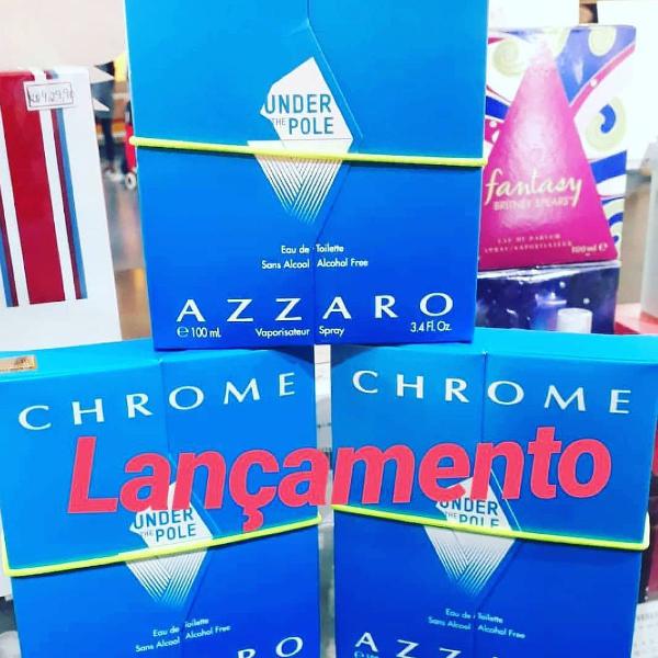 Azzaro chrome under the pole 100ml original temos loja