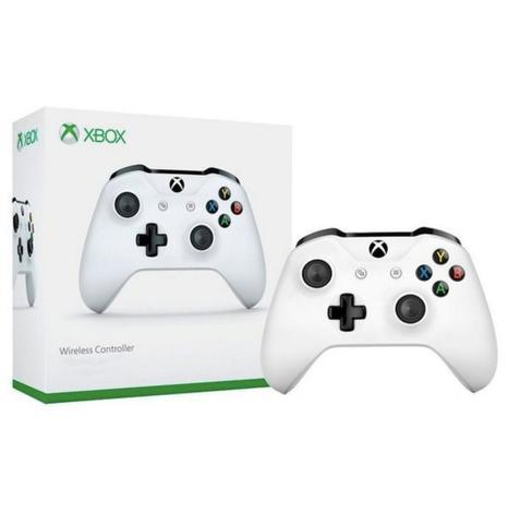 Branco Controle Xbox One - Novo - Lacrado - Nota fiscal -