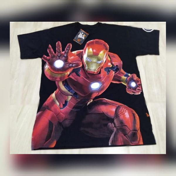 Camiseta Homem de Ferro | Piticas | NOVA.