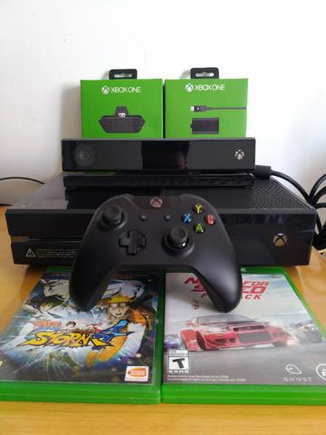 Conjunto Xbox One - 500 GB + periféricos e jogos