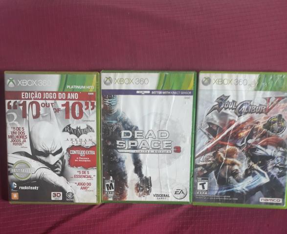 Desapego, 3 jogos do Xbox 360