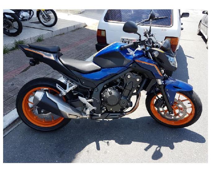 Honda Cb 500F Abs 2018, aceito troca, financio