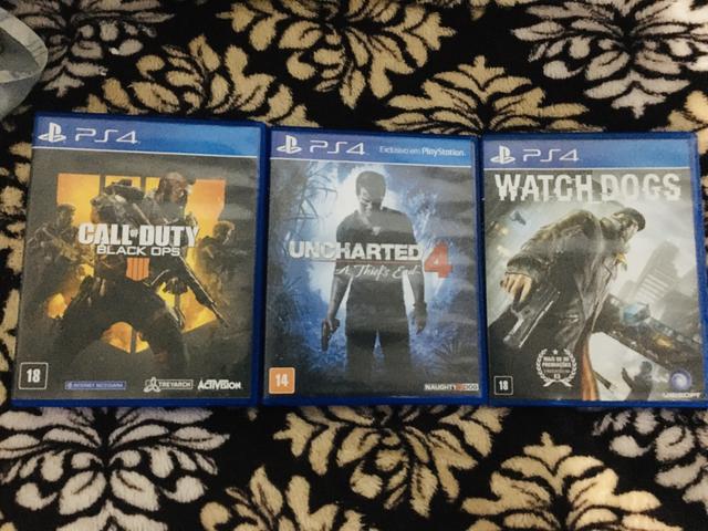 Jogos PS4 vende-se ou troca-se