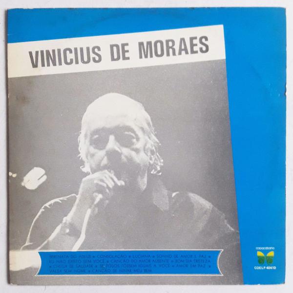 LP Vinícius De Moraes . Série Colagem . Uma Coletânea De