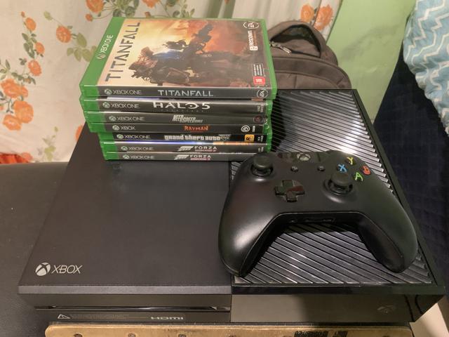 Xbox One 500Gb 7 jogos e controle original