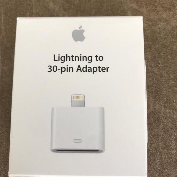 adaptador lightning apple 30 pinos iphone ipad ipod original